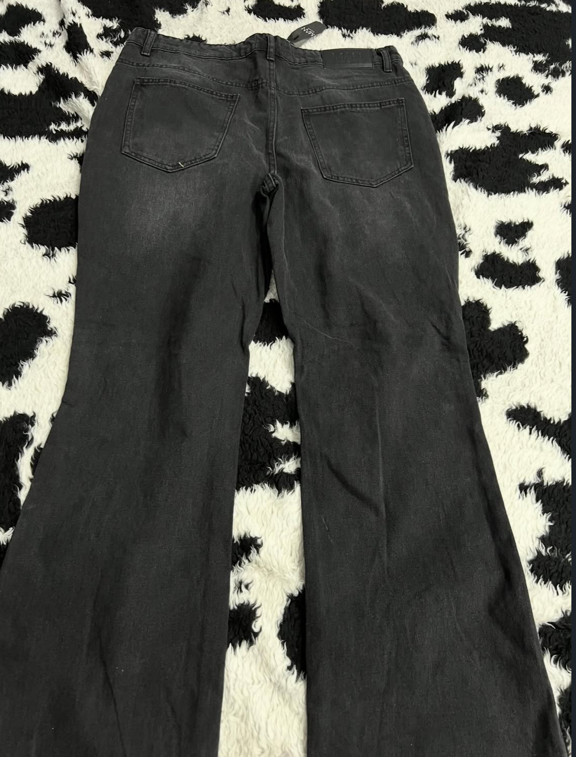 Paisley Patchwork Black Denims (Waist 36)