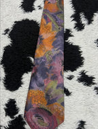 Montagu Purple Grapes Embroidered Tie
