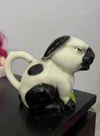 Vintage Tony Wood Rabbit Creamer Jar
