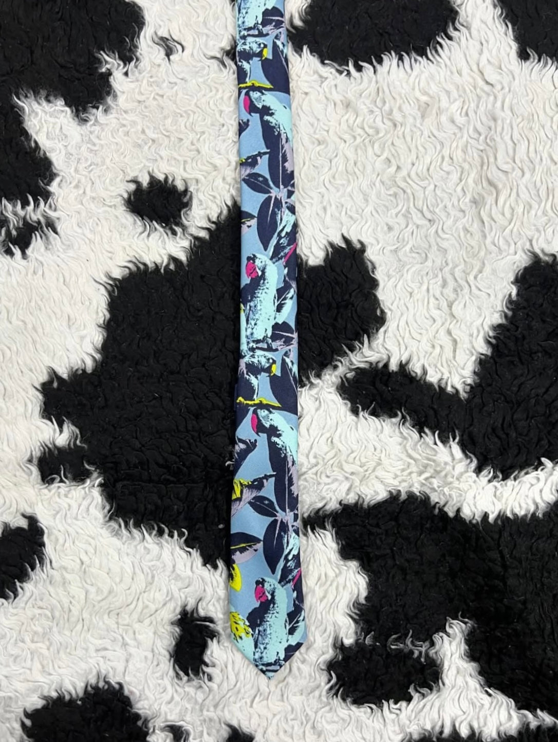 Narrow Parrots Tie