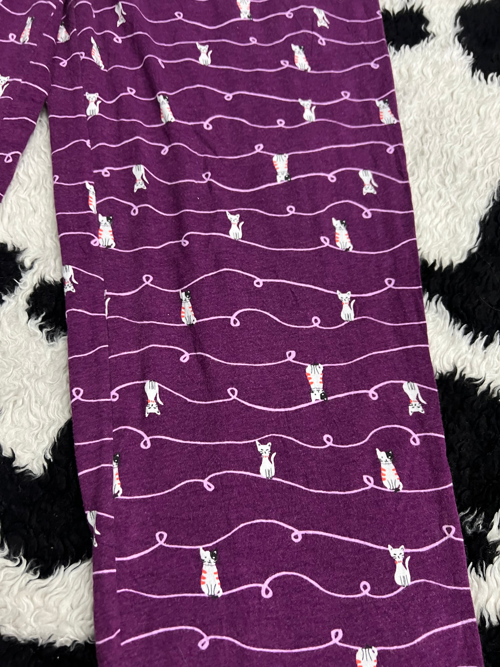 Purple Cat PJs (Large)