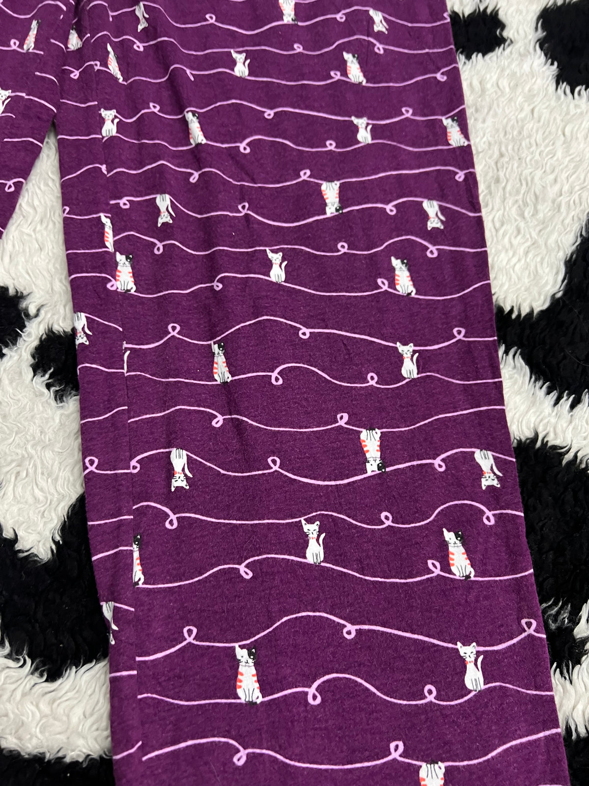 Purple Cat PJs (Large)