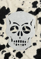 Big Glitter Skull Hanging
