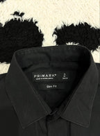 Primark Slim-Fit Black Buttonup