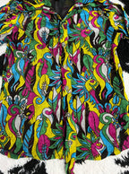 70s Coded Peacock Buttonup