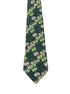 Tootal Green Floral Embroidered Tie