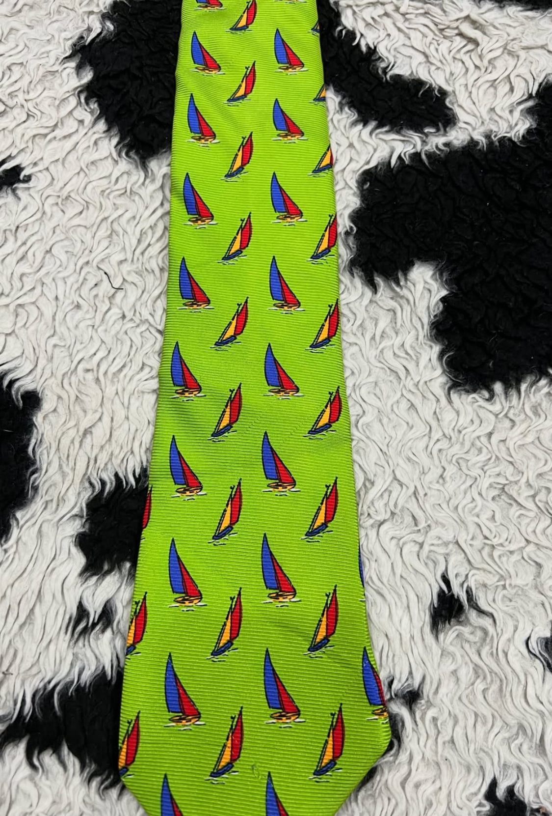 Sailing Boats Tie