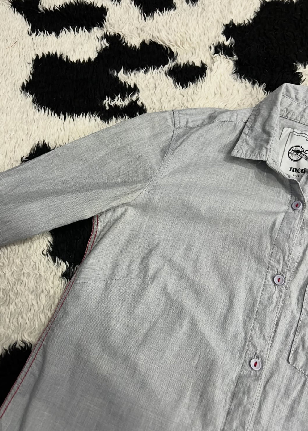 Skull Embroidered Buttonup