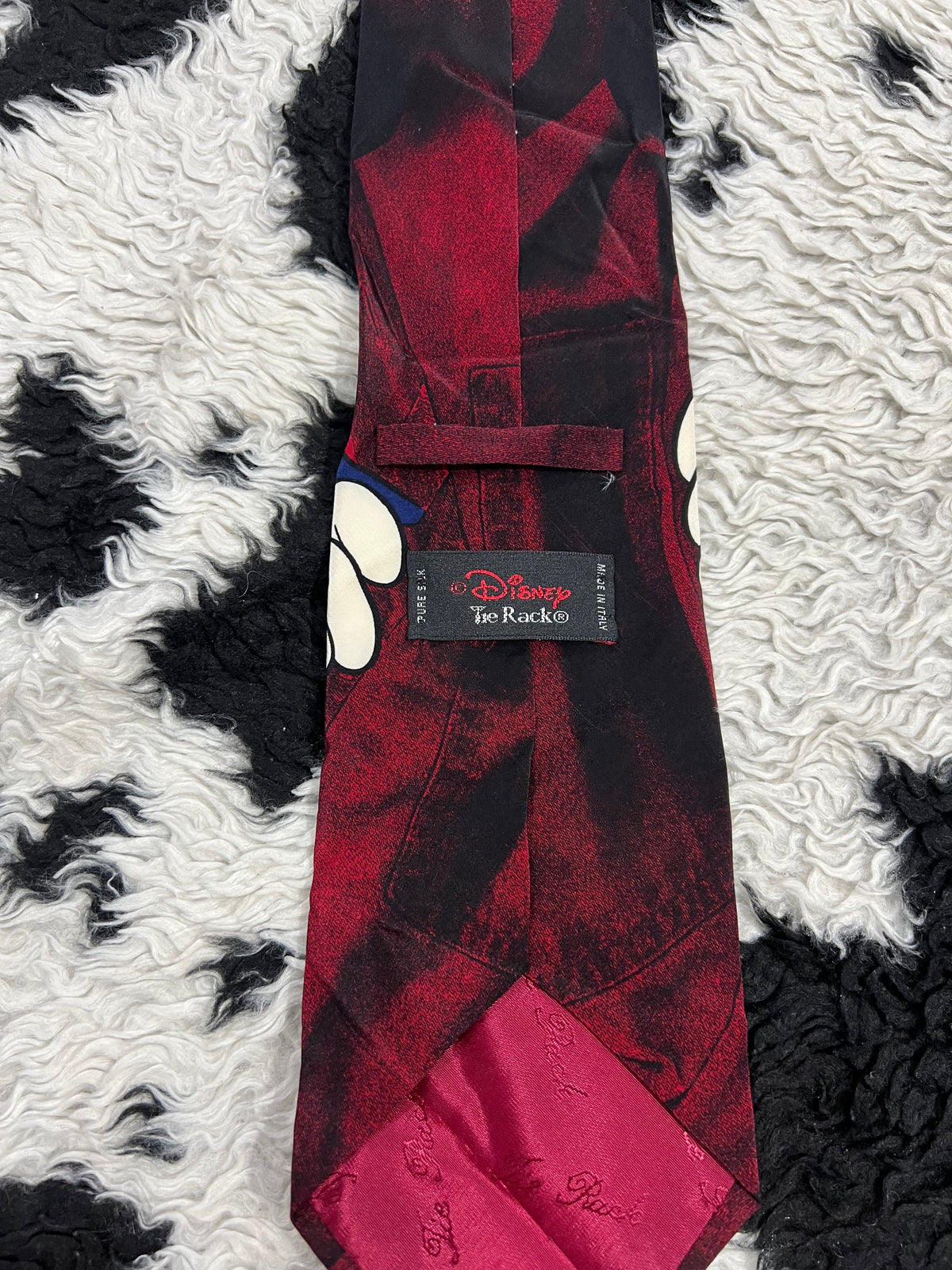 Mickey Mouse Peaking from Curtain Tie