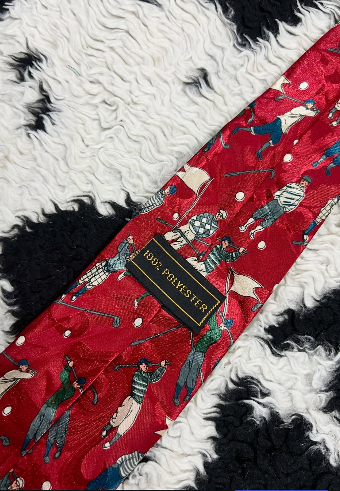 Red Golfing Tie