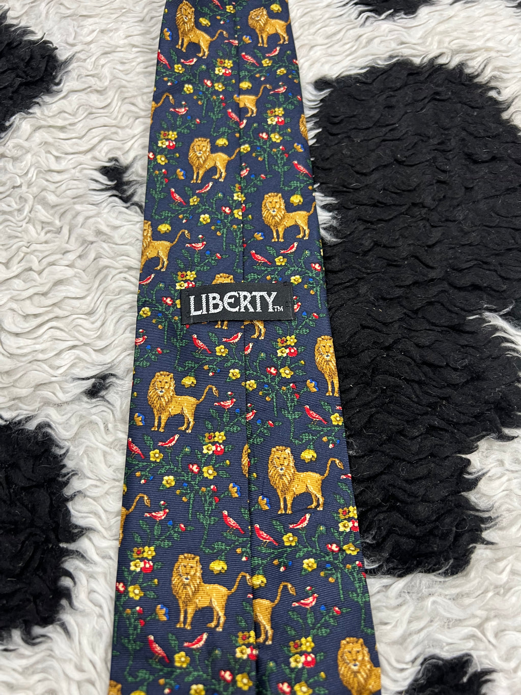 Liberty Lions Floral Tie