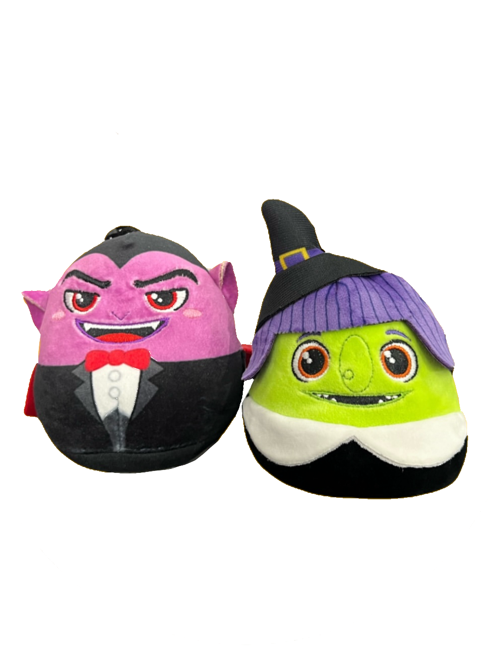 Dracula & Witch Keychains