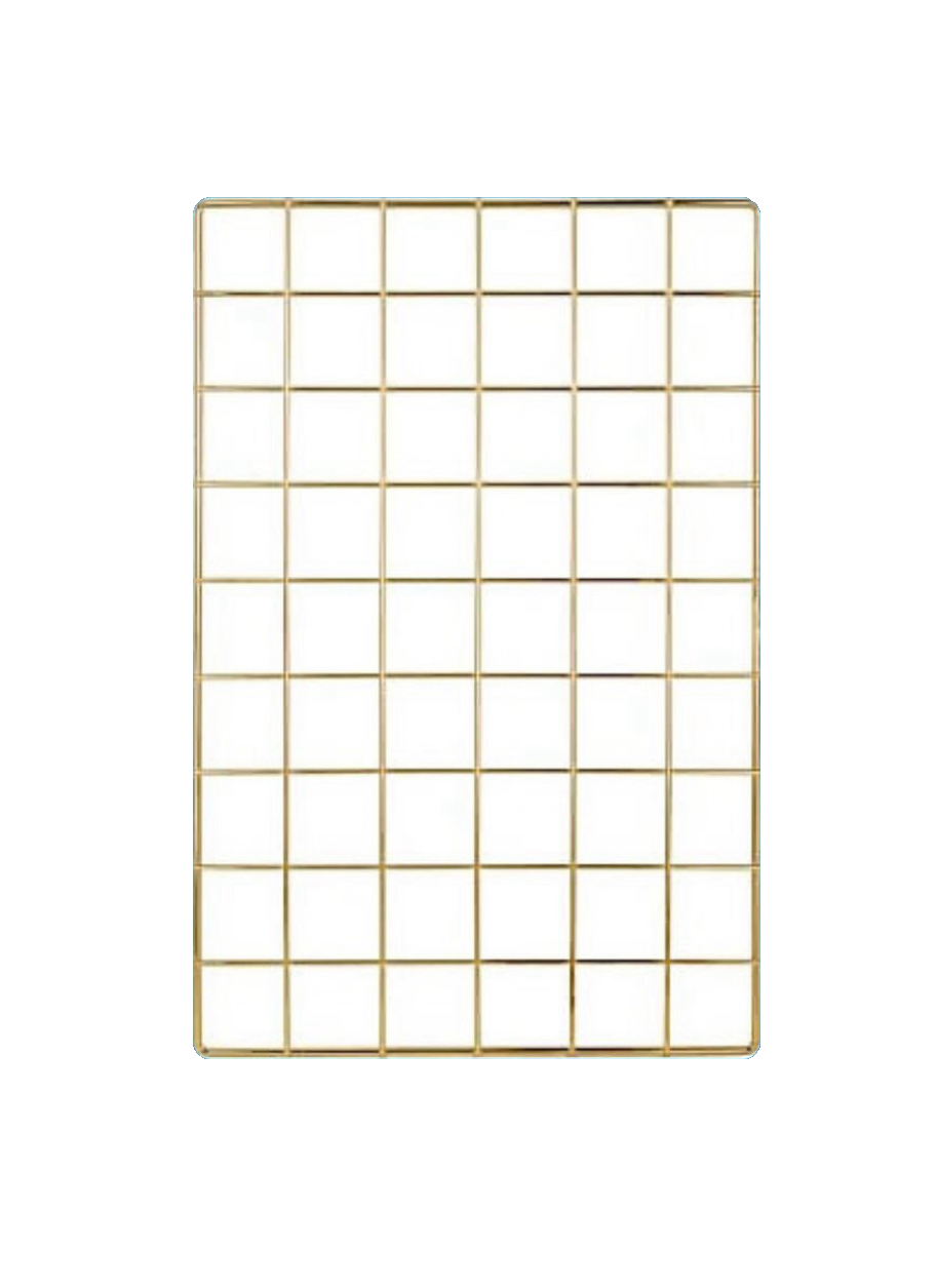 Golden Metal Grid