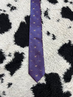 Dogs & Rifles Embroidered Tie