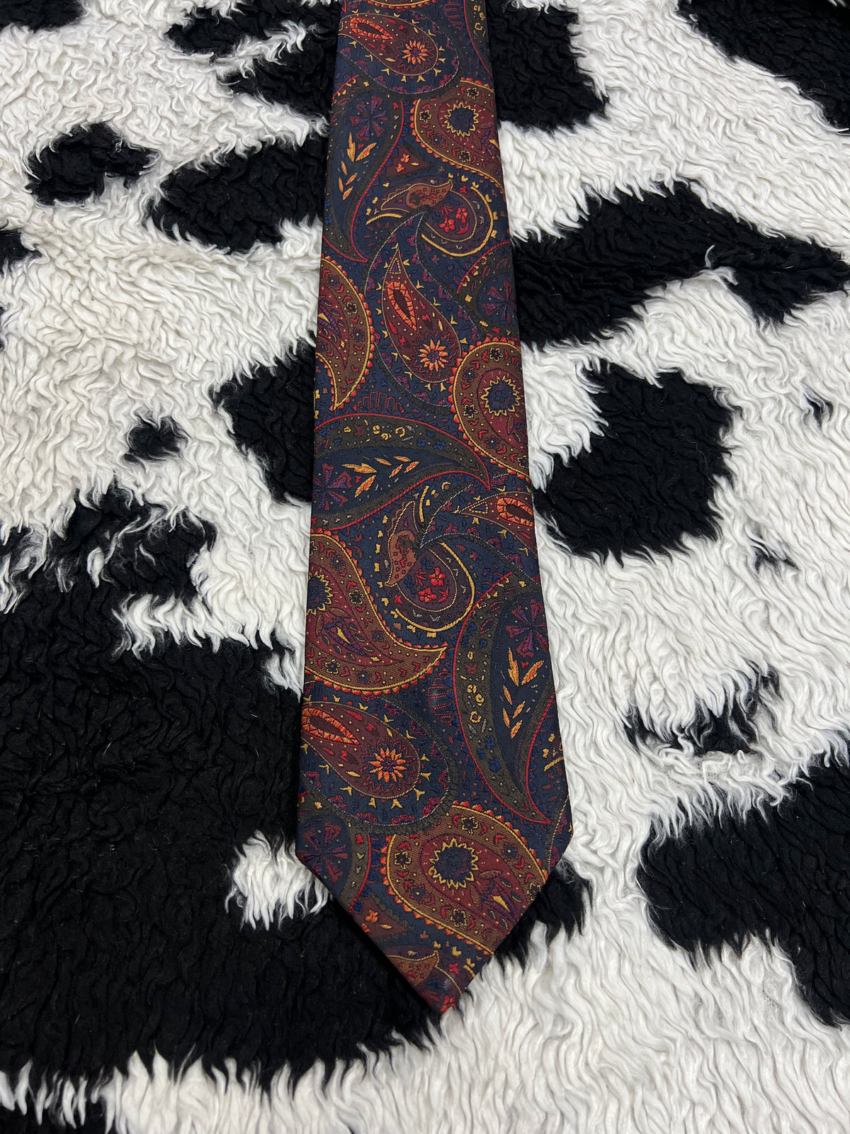 Lloyd Attree Paisley Embroidered Tie