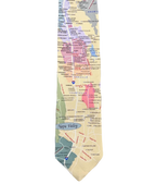 Napa Valley Map Tie
