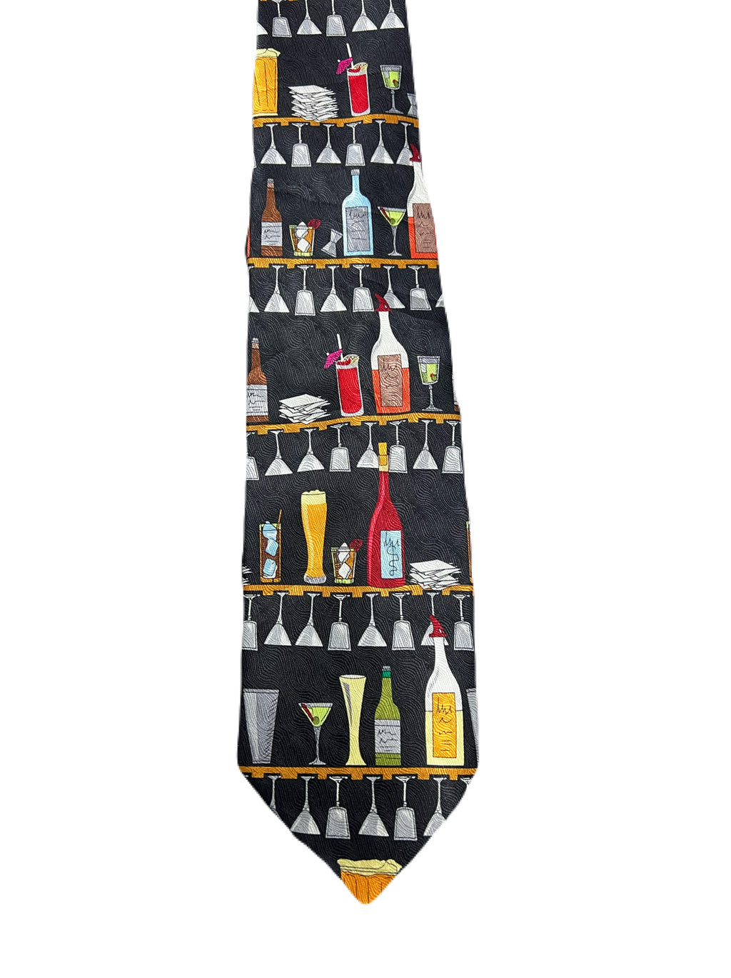 Bar Shelves Graphic Tie