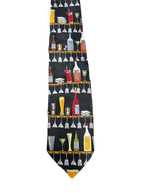 Bar Shelves Graphic Tie