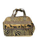 Safari Animals Embroidered Bag