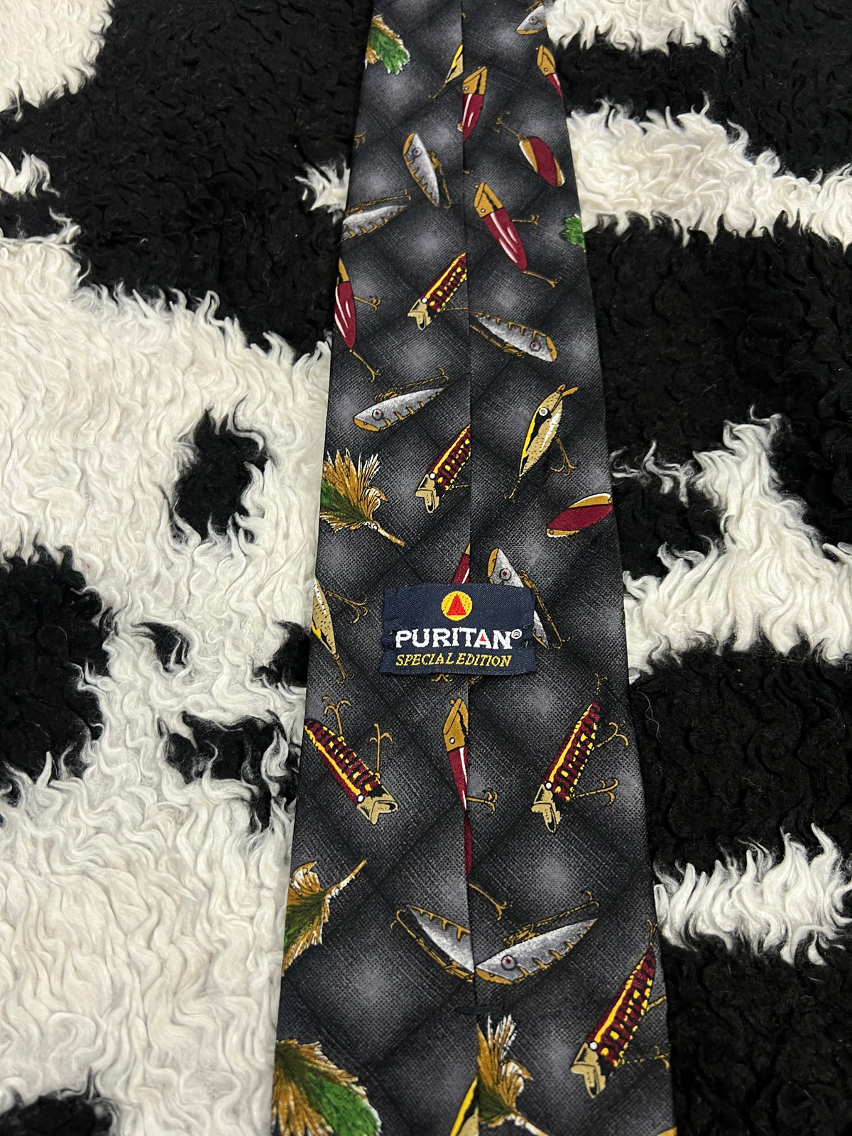 Fish Baits Graphic Tie