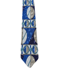 Blue Geometric Tie