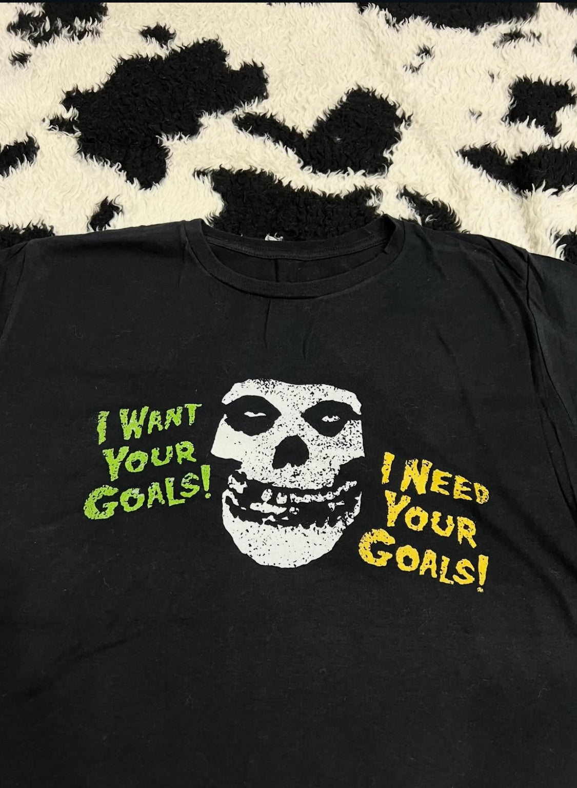 Misfits "I want your goals" Tee (Medium / Large)