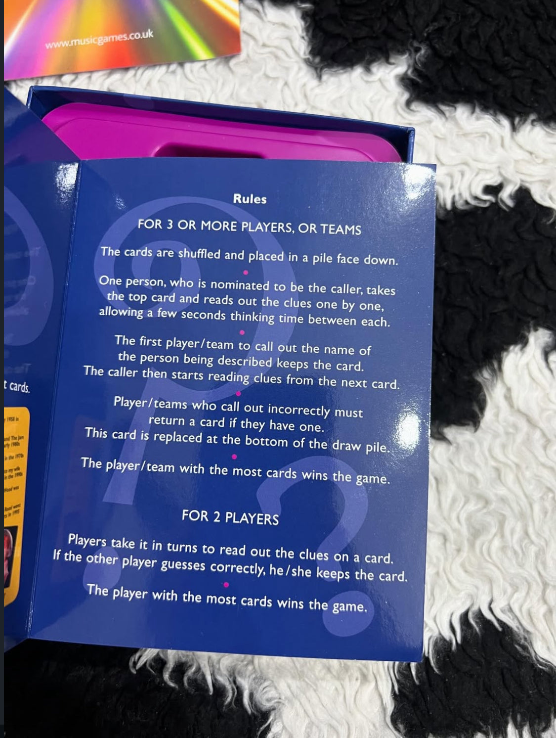 Pop The Question Card Game