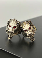 Red-Eyed Lion Rings