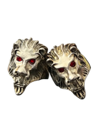 Red-Eyed Lion Rings