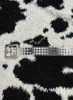 Transparent Black & White & Grey Belt
