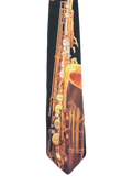 Vintage 1995 Ralph Marlin "Saxophone II" Tie