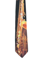Vintage 1995 Ralph Marlin "Saxophone II" Tie