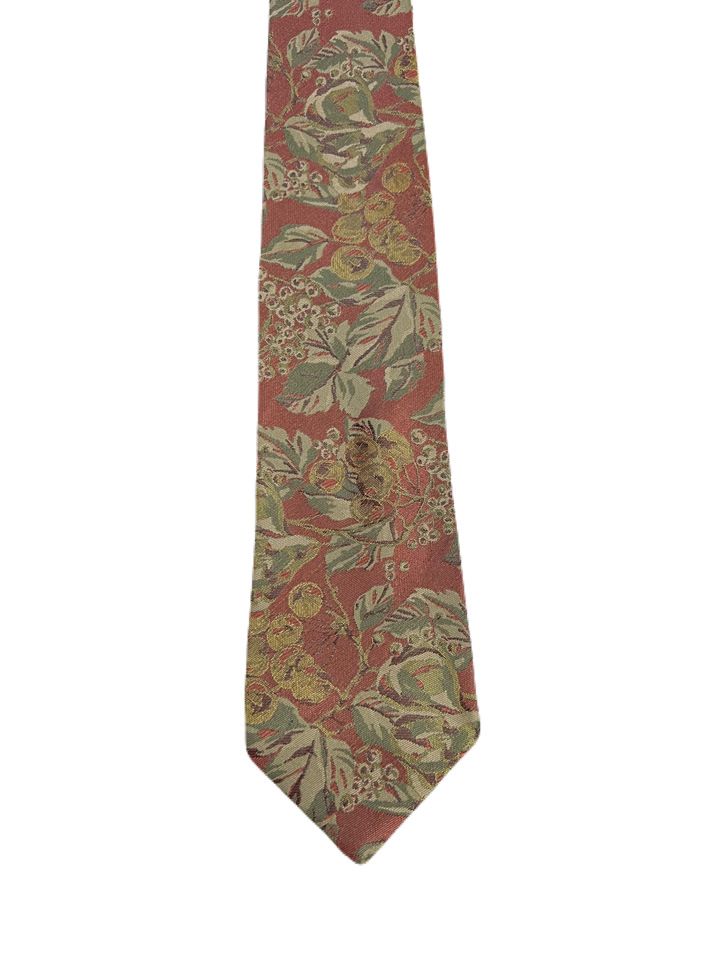 Henley Fully Embroidered Vines Tie
