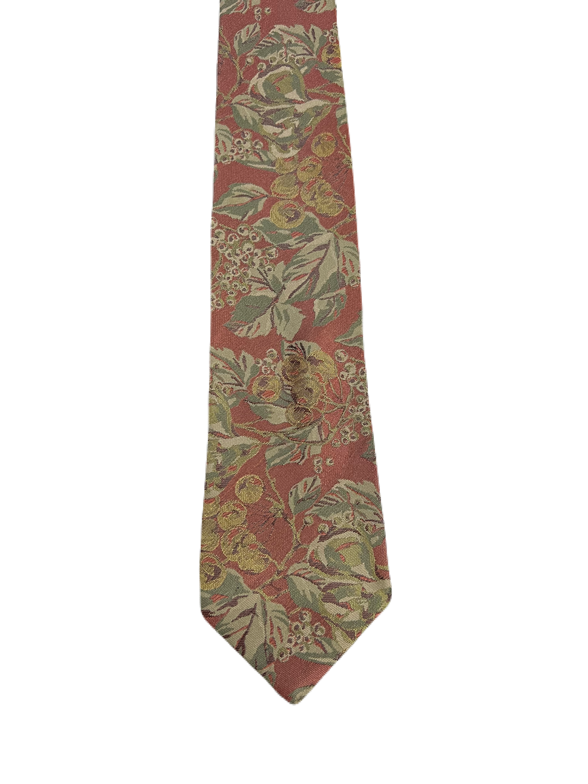 Henley Fully Embroidered Vines Tie