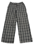 Checkered Baggy Black Pants (Waist 32)