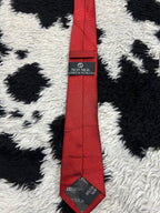 Chinese Calligraphy Embroidered Narrow Tie