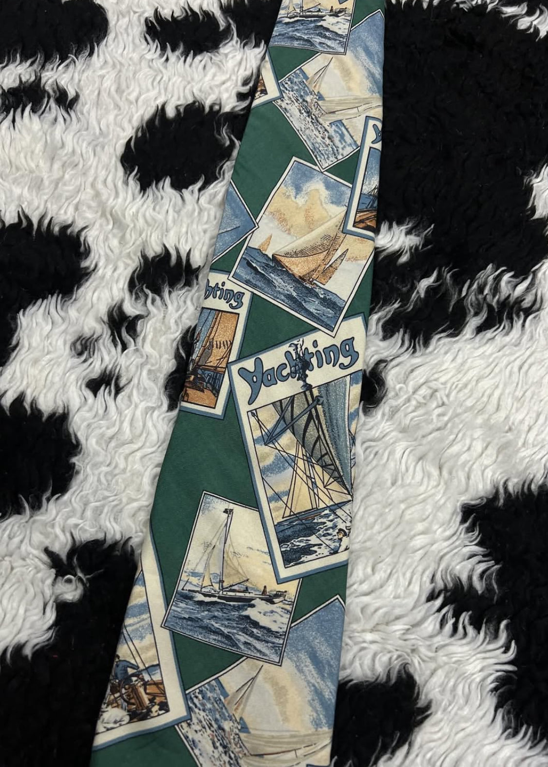 Yatching Graphic Tie