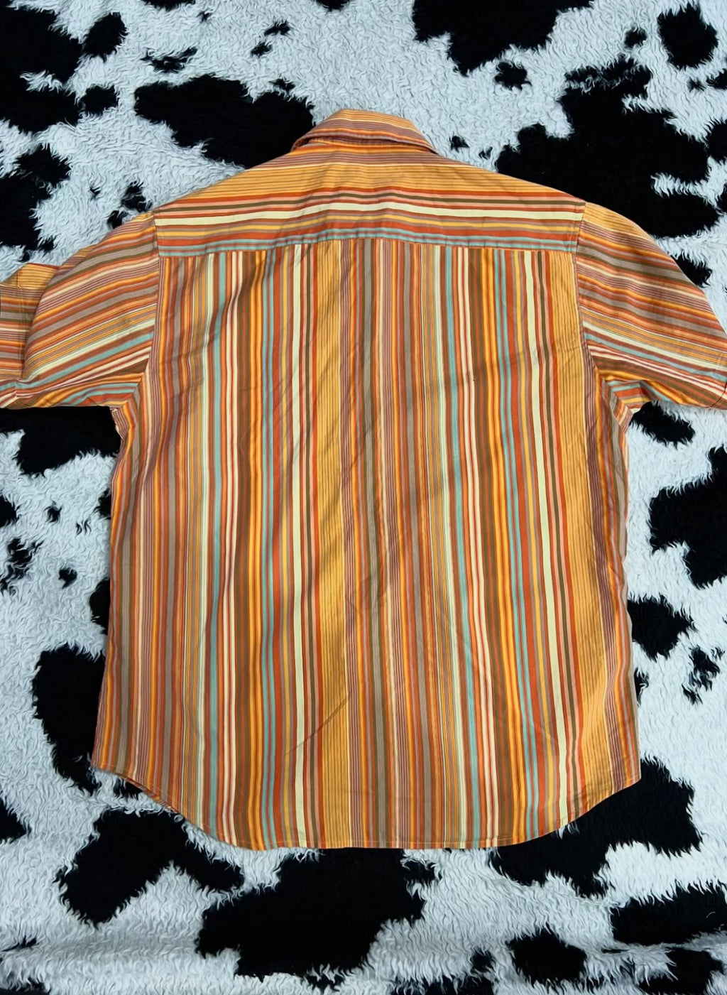 Tom Tailor Orange Striped Buttonup