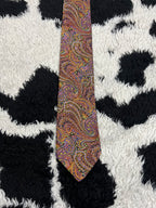 Tootal Fully Embroidered Vibrant Paisley Tie