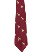 Golden Retriever with Bird in Mouth Tie