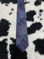 Purple Abstract Painting Tie