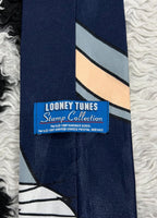 Vintage 1997 Bugs Bunny Stamp Tie