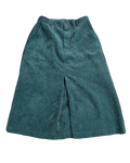 Turquoise Corduroy Skirt