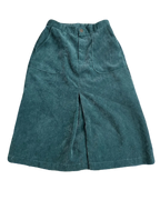 Turquoise Corduroy Skirt