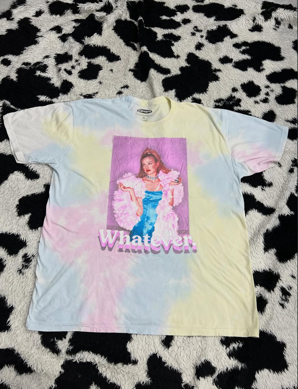 Clueless "Whatever" Glitter Tee (Extra Large)