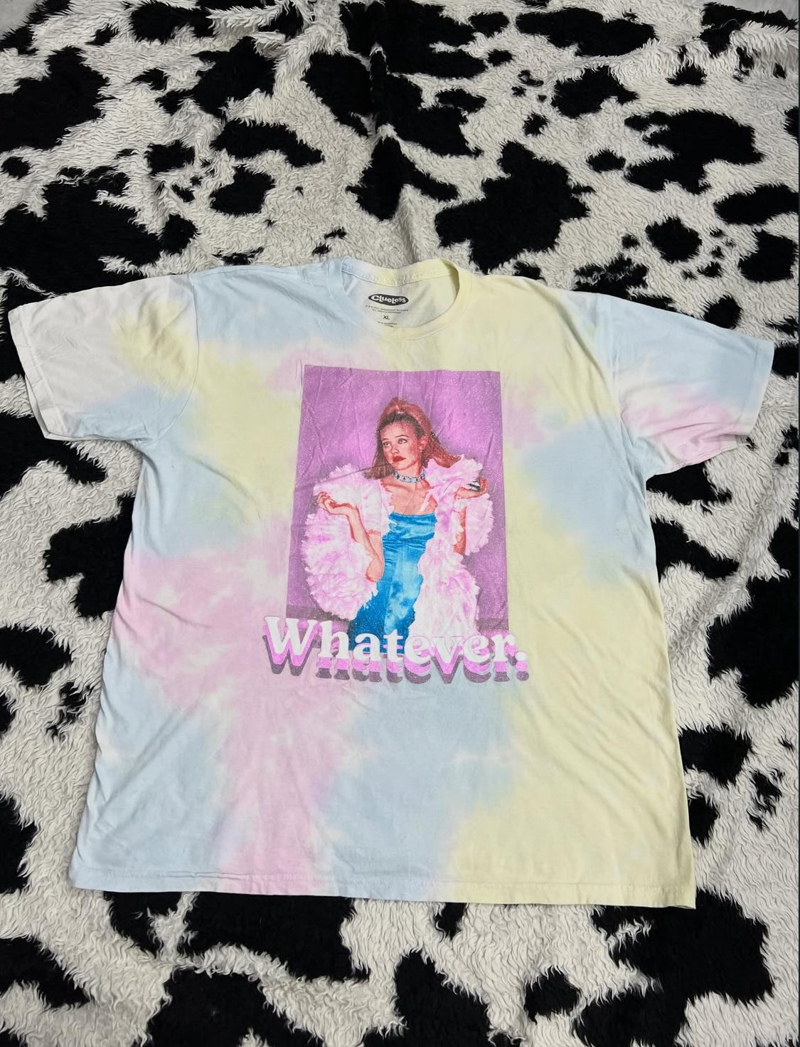 Clueless "Whatever" Glitter Tee (Extra Large)