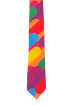 Vibrant Rainbow Tie