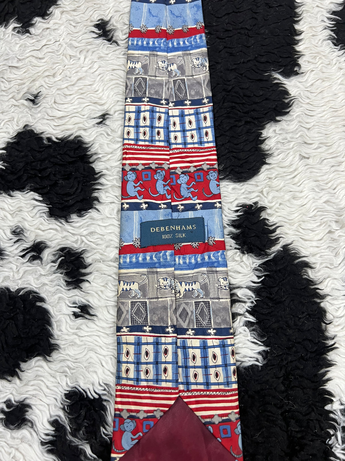 Tigers & Monkeys Tie