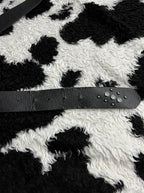 Studded Beaded Black Belt
