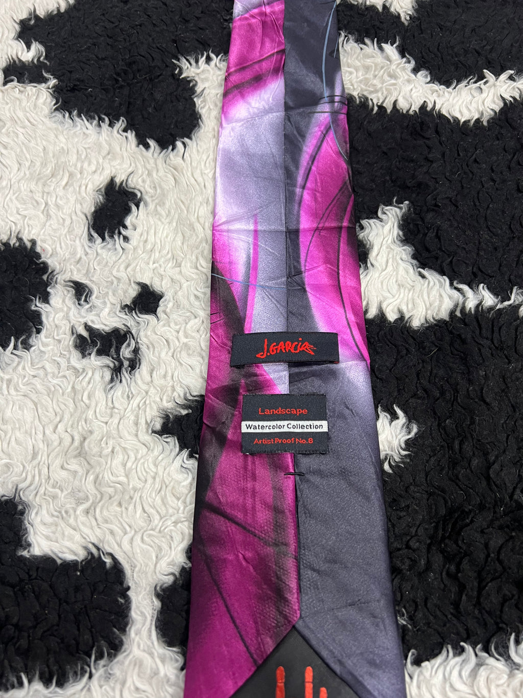 J. Garcia Landscape Abstract Tie